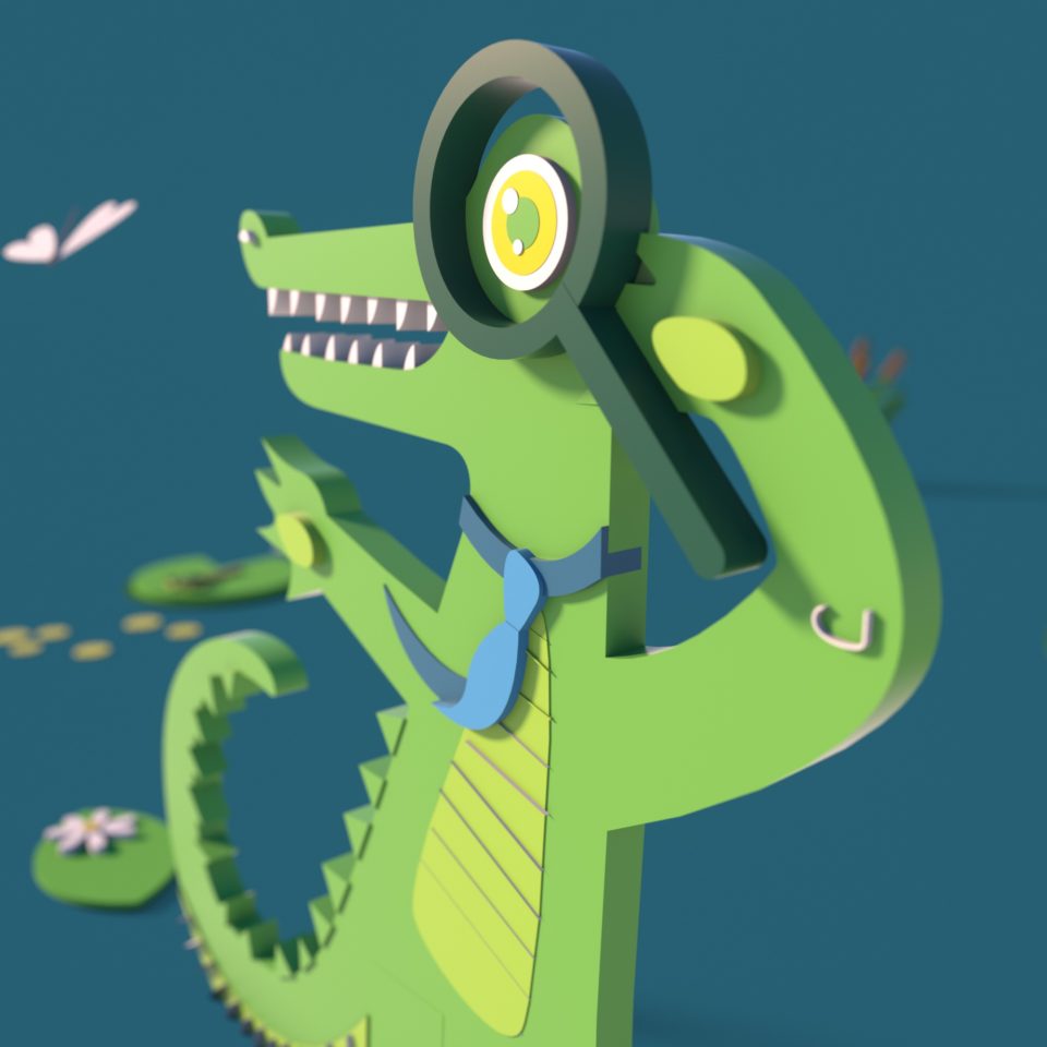Job alligator social media artwork by webowat